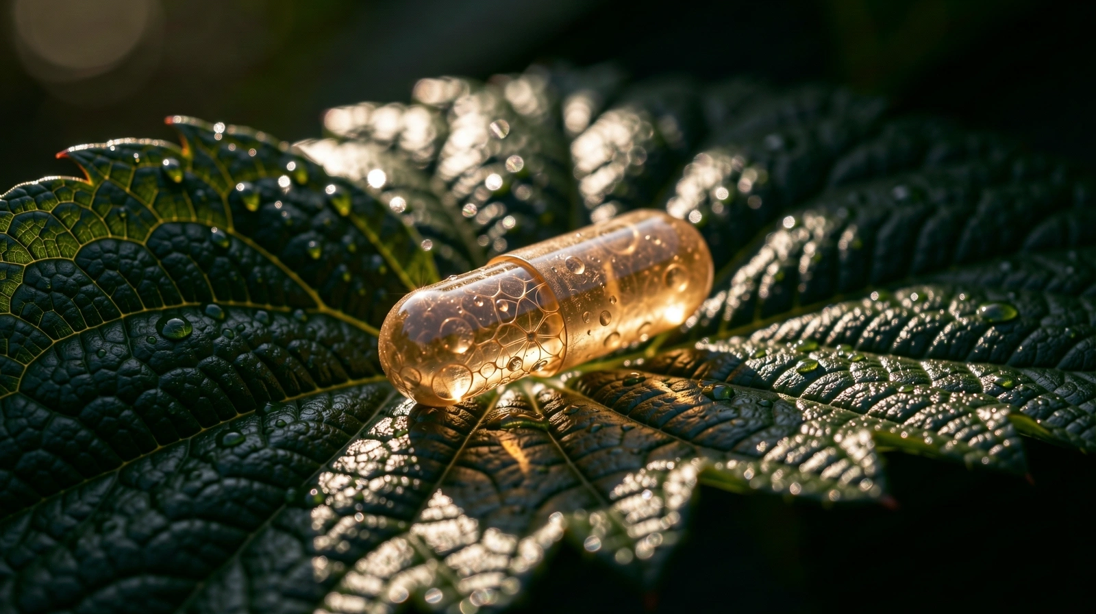 Mikroskopický detail čistoty přírody