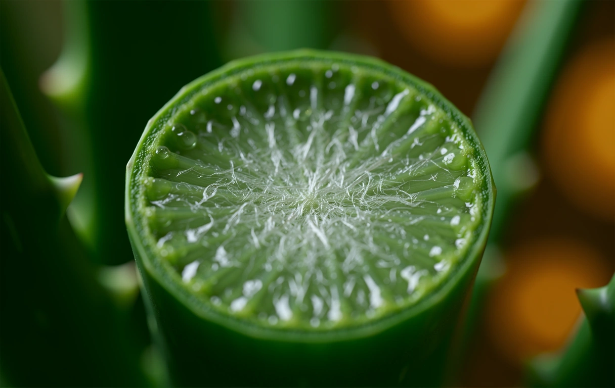Detail aloe vera